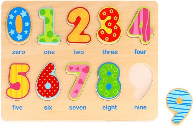 Toyster's Wooden Numbers Puzzle