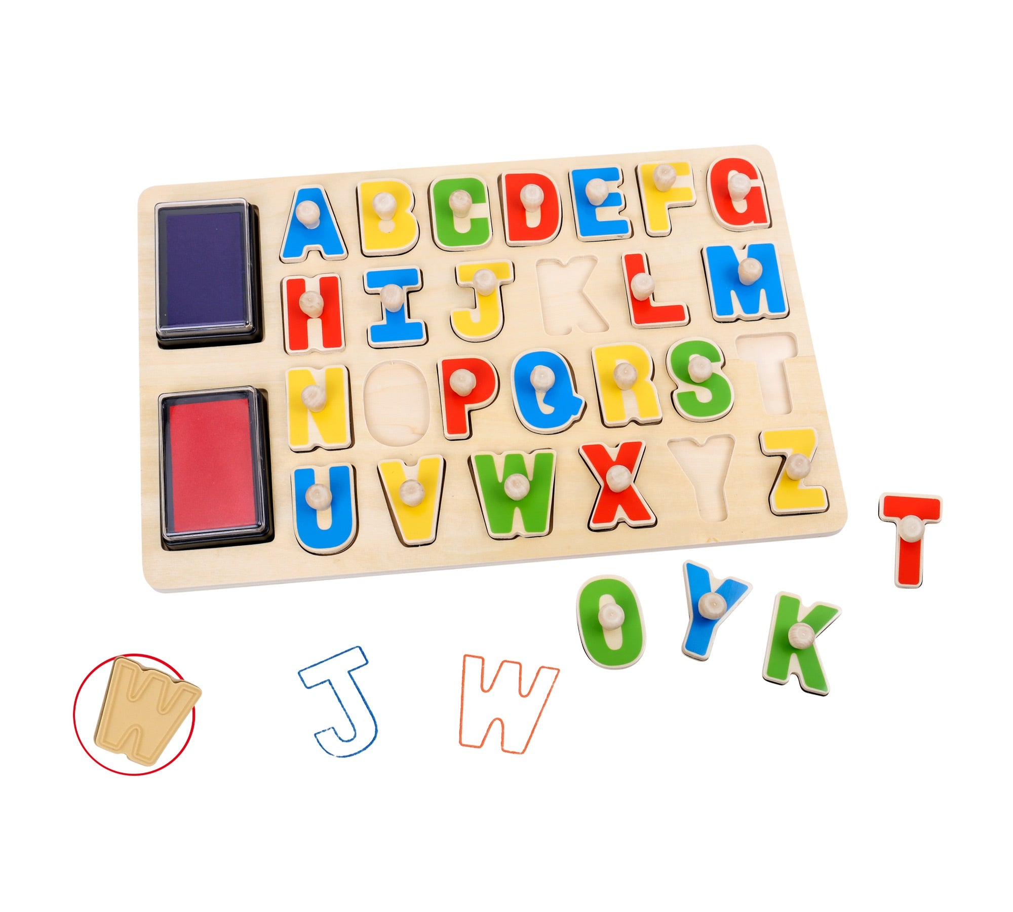 Toyster's Alphabet Stamp Puzzle