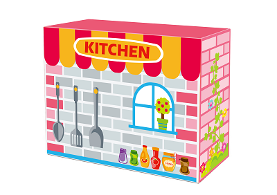 Toysters Kitchen Box Playset
