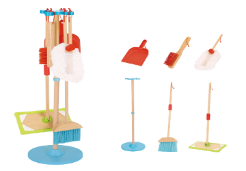 Toysters Wooden Cleaning Play-Set