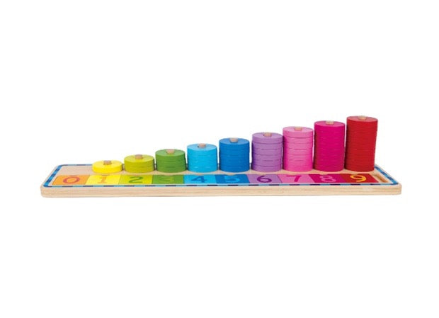 Toysters Wooden Mathematics  Stacker