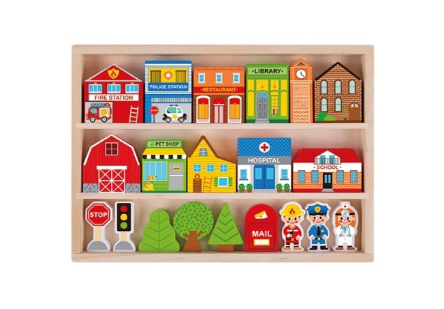 Toysters  City Town Play- Set