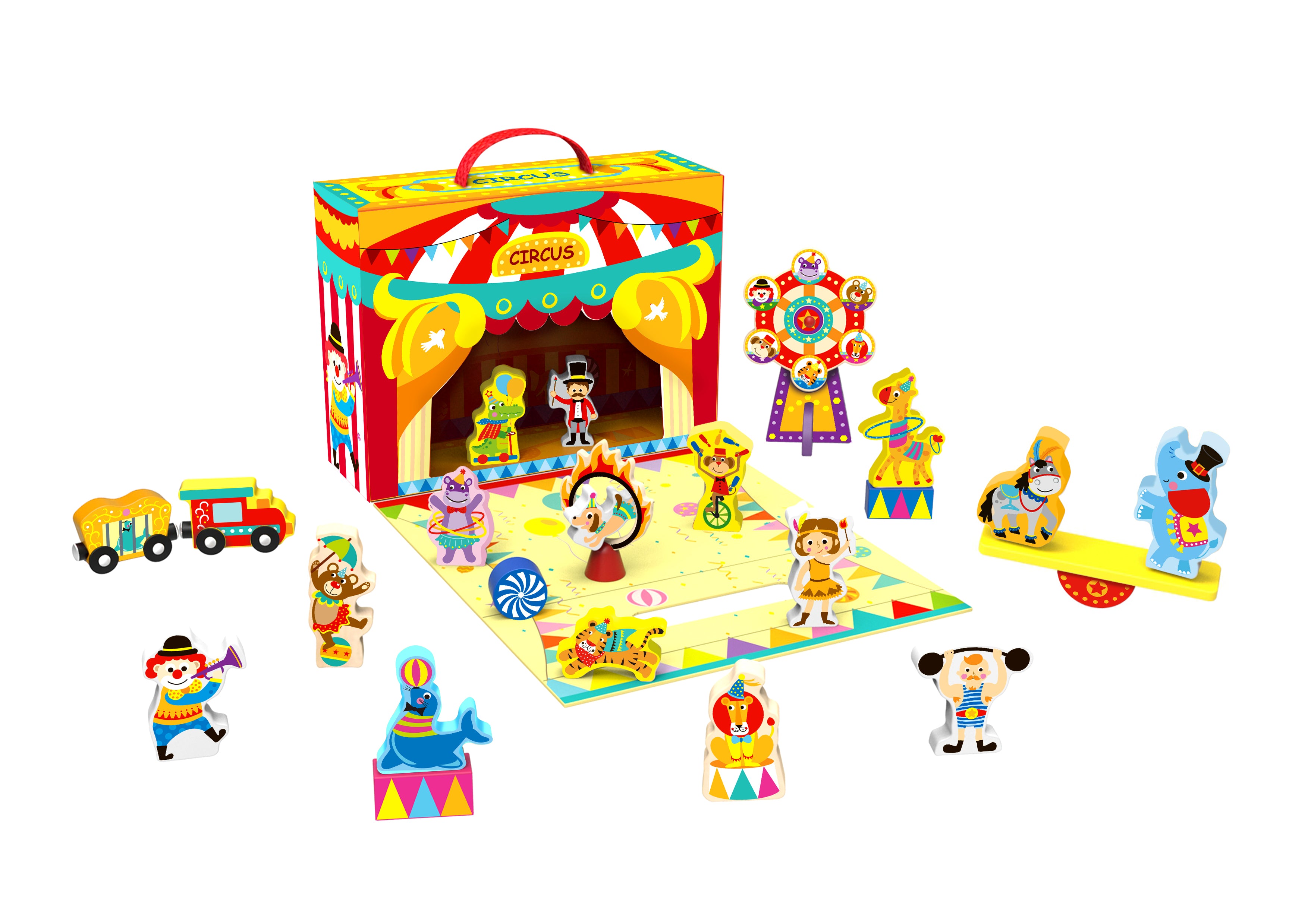 Toysters Play A Role Circus Playset