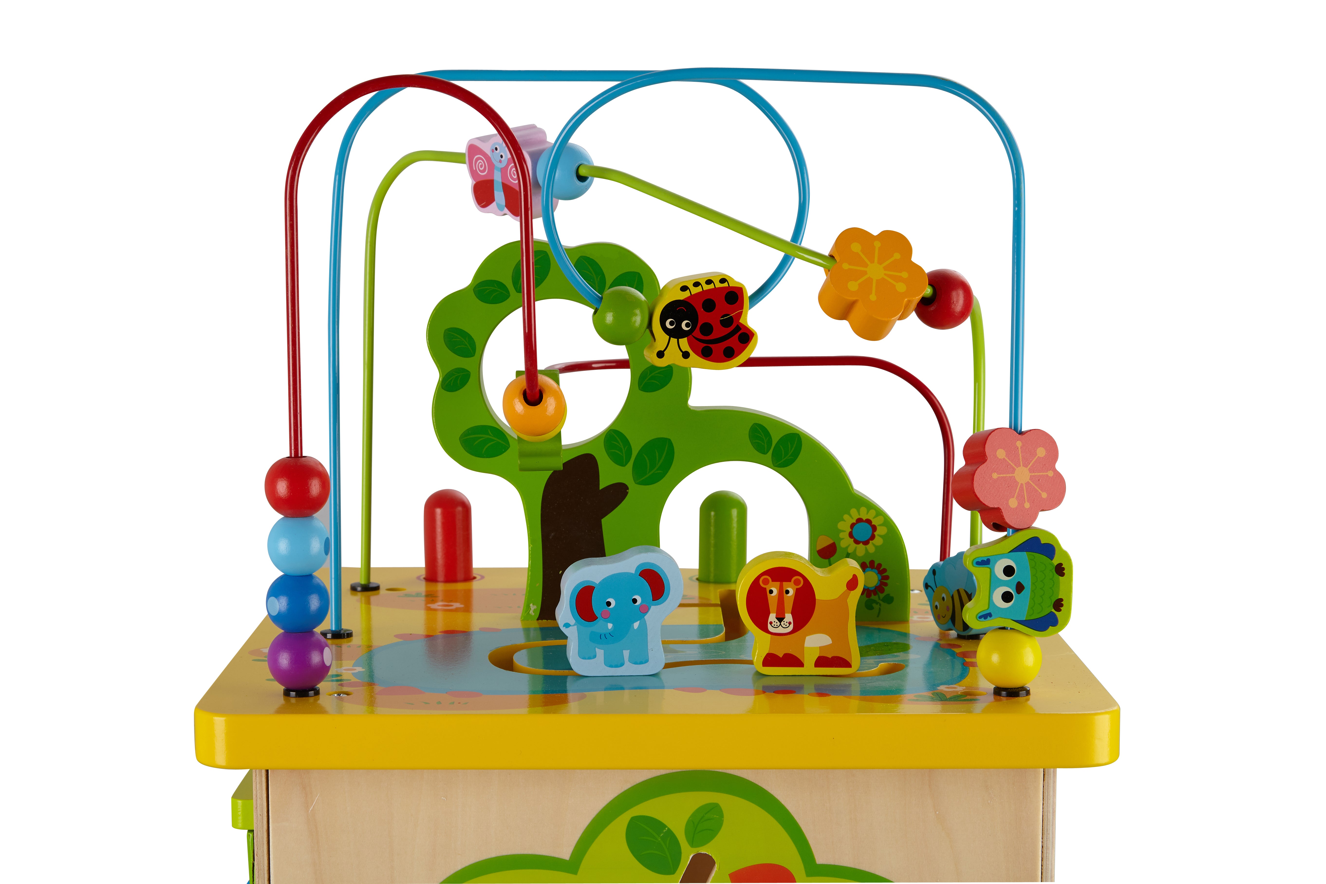 Toysters Wooden Activity Cube for Toddlers