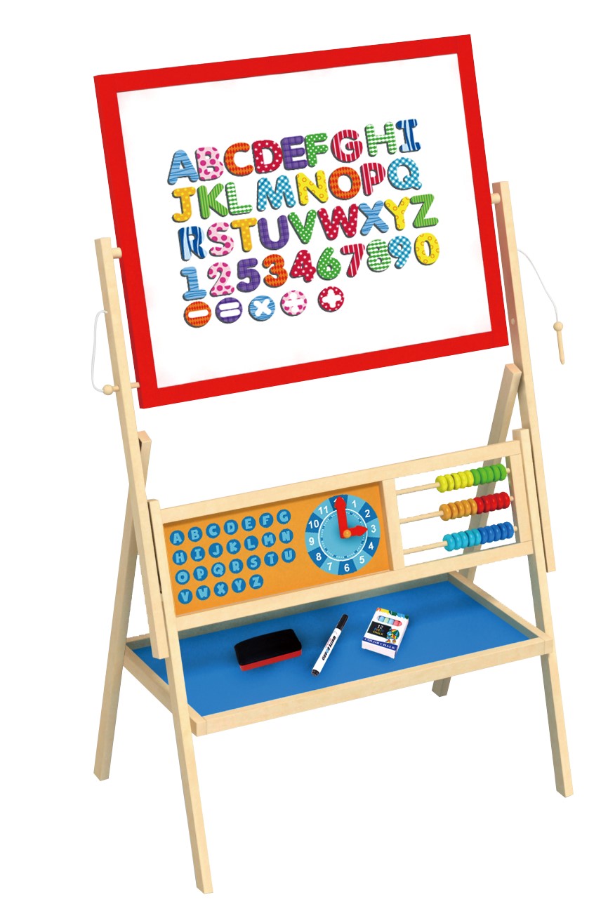 Toysters Creative Wooden Art Easel for Toddlers