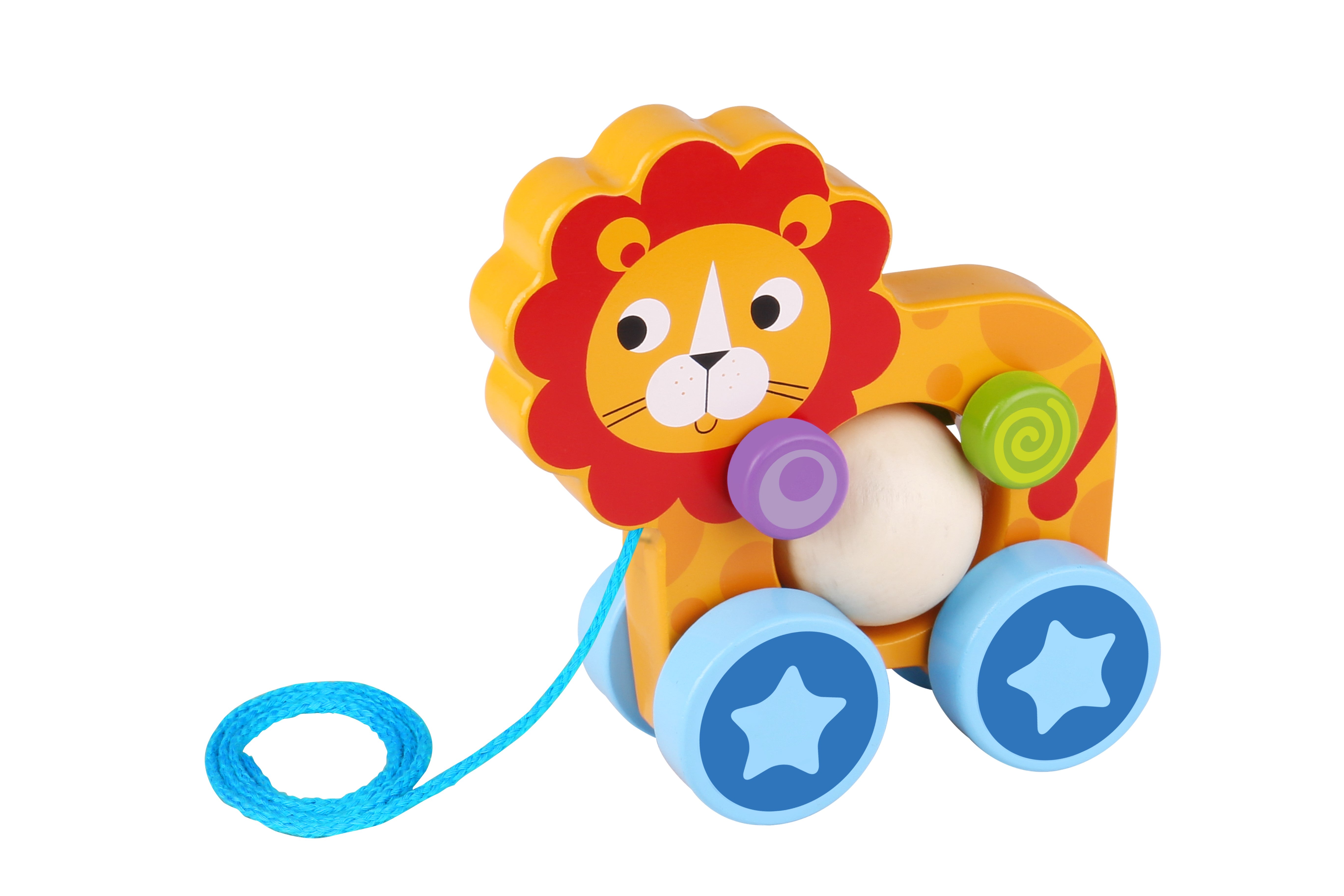 Toysters Pull Along Lion Walking Toy