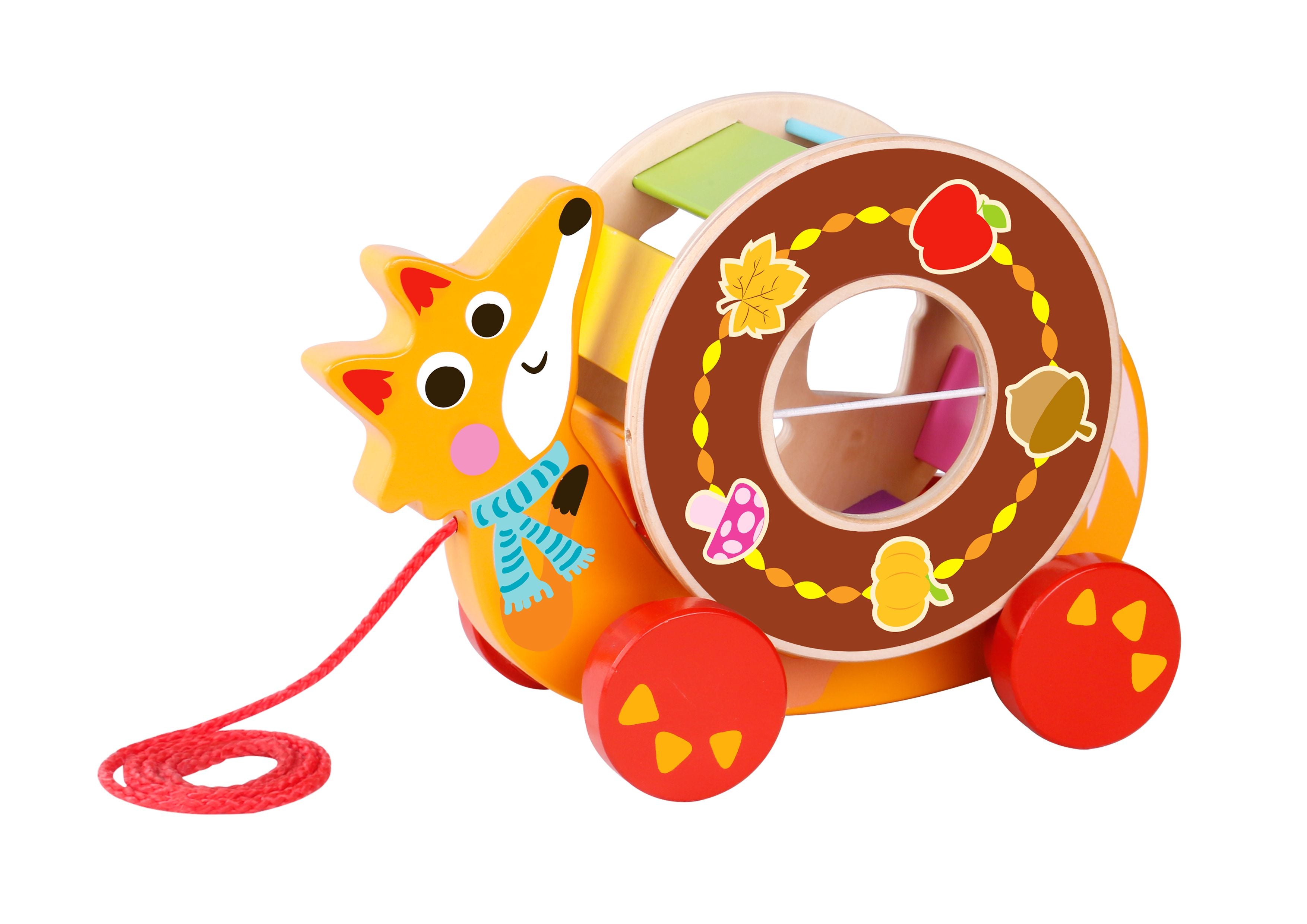 Toyster’s Pull Along Fox Puzzle Walking Toy