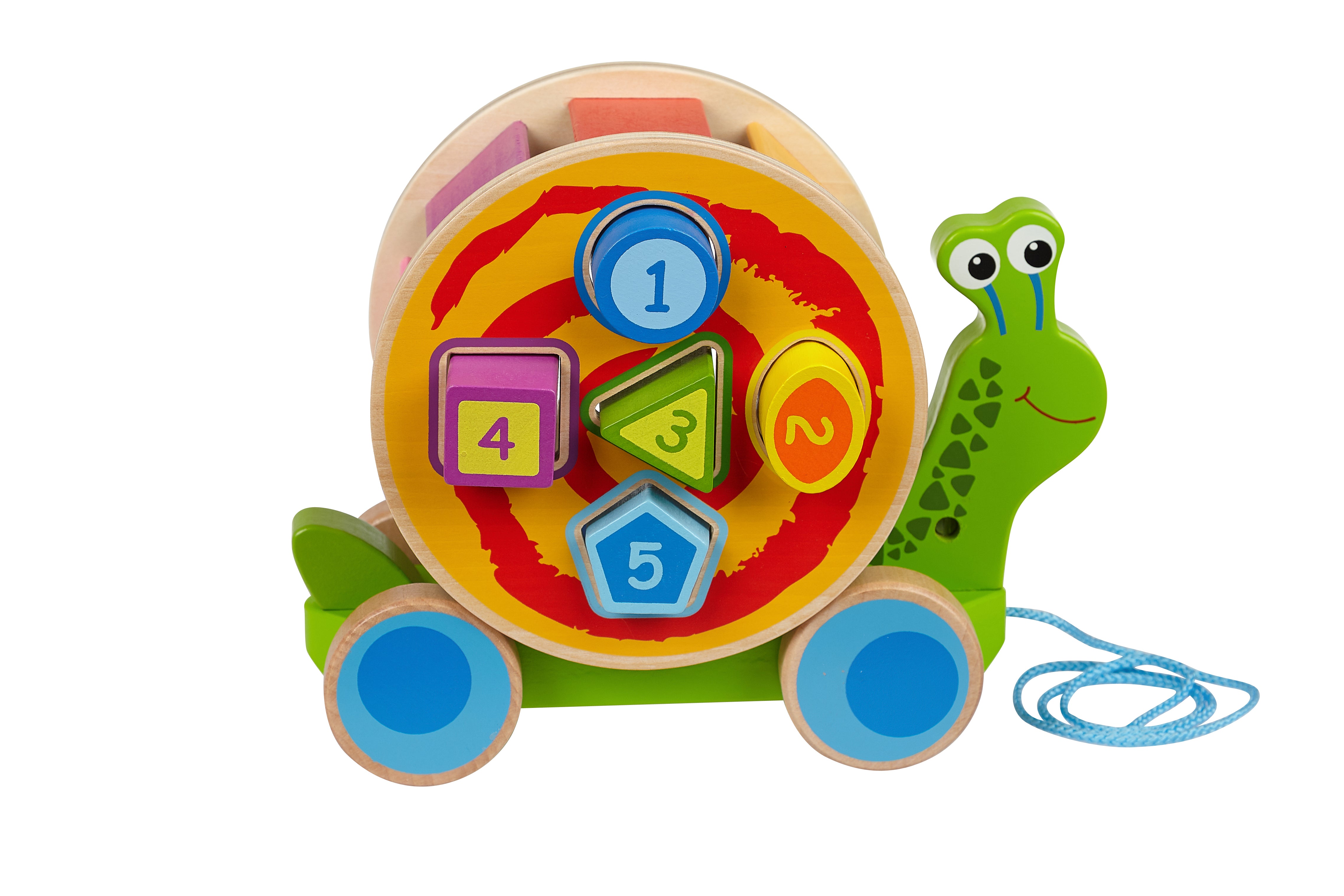 Toysters Pull Along Snail Puzzle Walking Toy