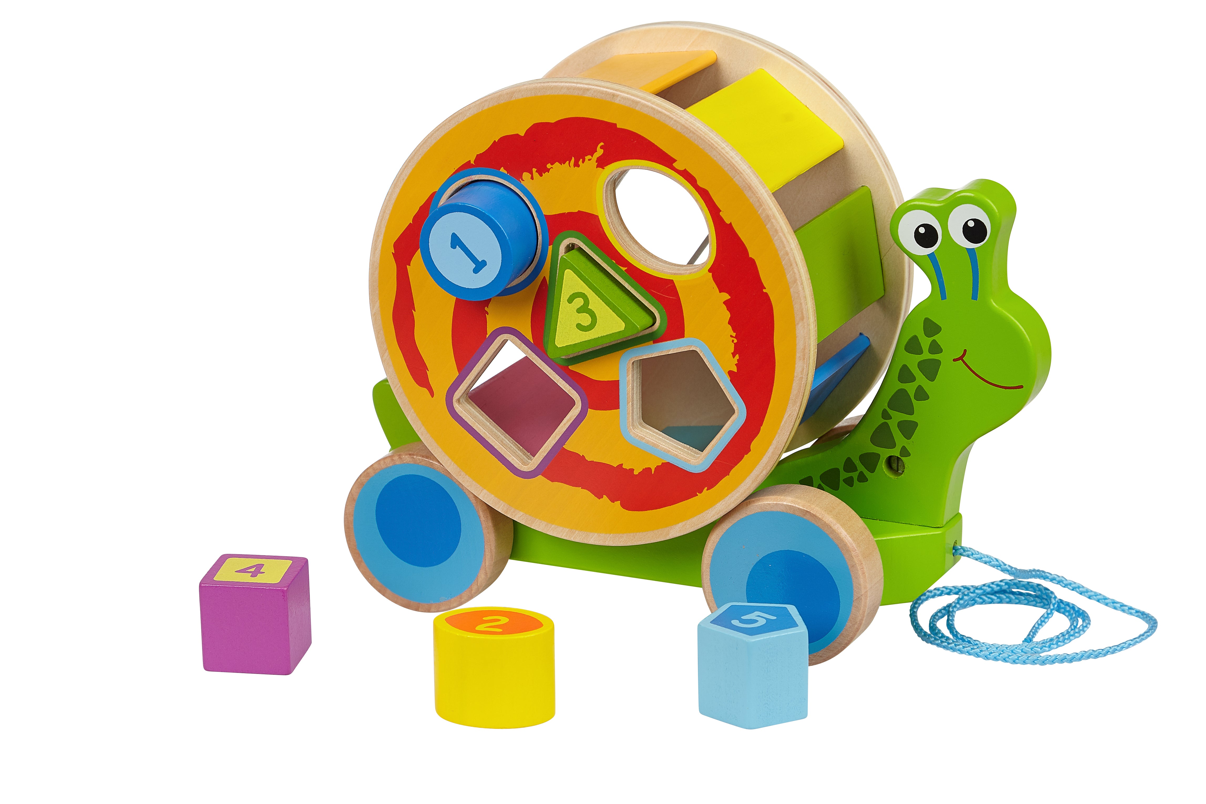 Toysters Pull Along Snail Puzzle Walking Toy